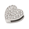 304 Stainless Steel Rhinestone Slide Charms STAS-P421-04A-P-2