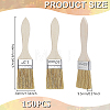 150Pcs Paint Wood Brushes AJEW-WA0003-45-2