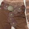 Vintage PU Leather Hollow Corset Belts with Disc Alloy Clasps AJEW-WH20070-089B-5