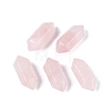 Natural Rose Quartz Pendants G-Q601-27G-1