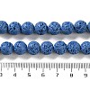 Synthetic Lava Rock Dyed Beads Strands G-H311-08C-09-5