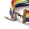 Rainbow Pride Bracelet LS-BJEW-F424-02-4