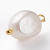 Natural Keshi Pearl Pendants PALLOY-JF00594-03-3