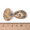 Natural Leopard Skin Jasper Pendants G-N349-08K-3