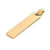 Ion Plating(IP) 304 Stainless Steel Pendants X-STAS-D142-01B-G-1