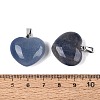 Natural Blue Aventurine(Dyed & Heated) Pendants G-N362-05P-07-3
