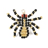 Halloween TOHO Glass Seed Beaded Pendants PALLOY-MZ01386-04-1