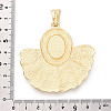 Synthetic Turquoise Big Pendants PALLOY-N179-62MG-3