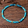 Bohemian Style Natural Shell Column Beads Stretch Bracelets for Women WU0042-3-1