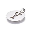 Non-Tarnish 201 Stainless Steel Pendants STAS-L221-33Y-2