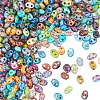 300Pcs Picasso Glass Seed Beads EGLA-TA0013-75-3