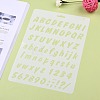 Plastic Reusable Drawing Painting Stencils Templates DIY-F018-B07-6