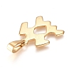 304 Stainless Steel Pendants STAS-L210-06L-G-2