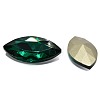 Faceted Horse Eye Glass Pointed Back Rhinestone Cabochons RGLA-A011-13x27mm-SM-4