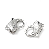 SHEGRACE Brass Lobster Claw Clasps XGRQ4G107-673P-2