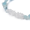 Gemstone Stretch Bracelet BJEW-JB11012-01-4