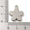 Non-Tarnish 304 Stainless Steel Pendants STAS-I101-31P-3