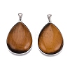 Natural Tiger Eye Pendants GG-N003-01C-P-1