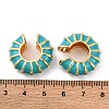 Brass Cuff Earrings for Women EJEW-A115-01G-04-3
