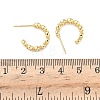 Brass Micro Pave Clear Cubic Zirconia Stud Earrings EJEW-G452-07G-5