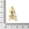 Brass Micro Pave Cubic Zirconia Pendants KK-H529-55B-G-3