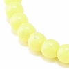Candy Color Acrylic Round Beaded Stretch Bracelet for Women BJEW-JB08052-5