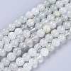 Natural Green Rutilated Quartz Beads Strands G-R475-013B-1