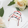30Pcs 3 Colors Braided Waxed Polyester Cord AJEW-DR0001-32-5