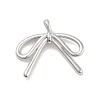 Brass Pave Clear Cubic Zirconia Pendants KK-Z061-20P-01-1