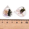 Epoxy Resin Pendants RESI-T058-02F-4