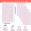 4 Sheets 4 Styles Acrylic Imitation Pearl Stickers Paper Sheets for Craft DIY-SP0002-64A-2