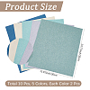 10Pcs 5 Colors Linen Fabric Book Covers FIND-CP0003-80B-2
