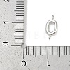304 Stainless Steel Letter Connector Charms LS-STAS-M108-01P-15-3