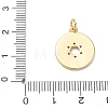 Brass & Natural White Shell Pendants KK-CBA56EF-16G-02-3