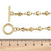Ion Plating(IP) 304 Stainless Steel Link Chain Bracelets BJEW-P237-30G-2