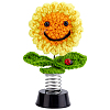 Cotton Kniiting Sunflower Decorate DJEW-WH0037-76-1