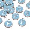 Platinum Plated Alloy Enamel Charms LS-X-ENAM-S118-04F-P-4