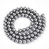 Baking Paint Pearlized Glass Pearl Bead Strands HY-N002-5mm-A01-3