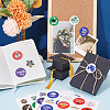 10 Sheets 5 Colors Graduation Theme Round Dot Paper Stickers DIY-CP0007-86-5