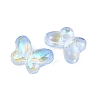 AB Color Plated Transparent Glass Beads GLAA-Z020-01C-2