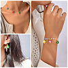 20Pcs Handmade Millefiori Glass Charms PALLOY-TADJ00004-6