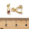 Brass Micro Pave Cubic Zirconia Cup Pearl Peg Bails Pin Pendants KK-S397-06D-3