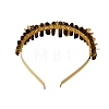 Natural Quartz with Metal Hair Bands PW-WG644CB-03-2