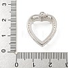 925 Sterling Silver Pendant Cabochon Settings STER-B005-21P-3