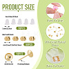 50Pcs Brass Earring Settings KK-TA0008-38B-4