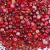 2 Bag Glass Round Beads Set JX547D-4