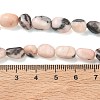 Natural Pink Zebra Jasper Beads Strands G-C286-A19-5