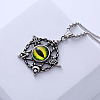 Nightclub Punk Retro Devil Eye Pentagram Titanium Steel Pendant Necklace Jewelry NW8478-5