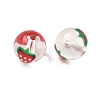 Transparent Glass Enamel Beads GLAA-P078-01A-03-2
