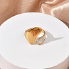 304 Stainless Steel Cuff Open Rings for Women RJEW-F208-02G-02-2